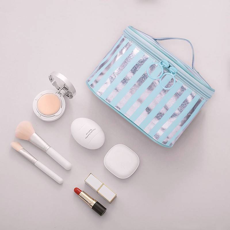 NFI essentials Women's and Girl's Flashy Stylish Pouches for Makeup accessories; Cosmetic; Toiletry Bag;  (Green)