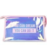 NFI essentials Glossy Makeup Pouch for Women Stylish Pouches for Makeup accessories storage Cosmetic (Light Pink)
