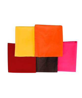 Multicolor Ruby Cotton unstitched solid 5 Blouse PIECES 2