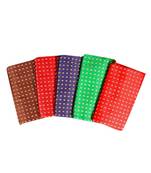 Multicolor Silk unstitched Solid  5 Blouse PIECES