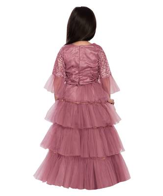 net pink plain   Choli   Lehenga   Dupatta 4