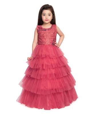 pink net  Gown 1