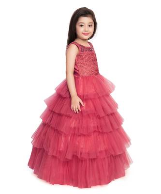 pink net  Gown 2