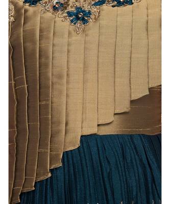 blue polyester  Gown 5