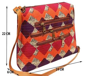 Ffc Stylish Sling Cotton Bag For Womnan And Girls 2
