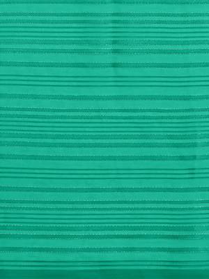 Aqua blue woven silk blend saree with blouse 4