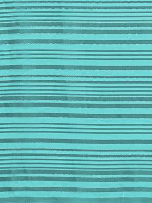 Blue woven silk blend saree with blouse 4