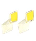 Yellow Drop Earrings