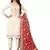 White jacquard faux chanderi salwar