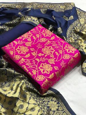 Pink weaved banarasi salwar 1