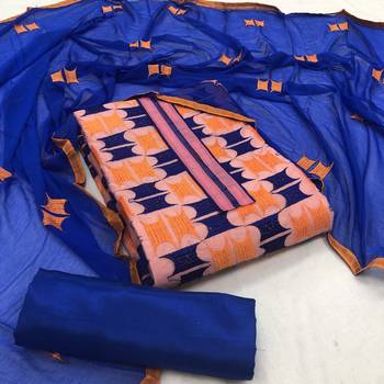 Orange Embroidered Chanderi Salwar 1
