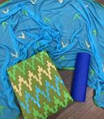 Light-green embroidered chanderi salwar