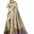 Light green hand woven banarasi silk saree with blouse