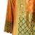 Mustard hand woven banarasi silk saree with blouse
