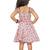 ADITA Girl's Cotton Pink & Black Dot Printed Dress