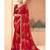 Maroon Floral Print Chiffon sarees