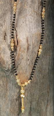 Gold Emerald antique gold Alloy   Mangalsutra 3