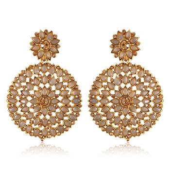 Oxidised Silver German Exquisite Trendy bollywood Earring for Women and Girls 1