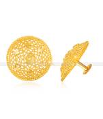 Elegant Twinkling Beautiful Gold Plated Jumbo Stud Earring for Women and Girls