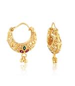 Traditional Bucket Bali Alloy Gold and Micron Plated Earring