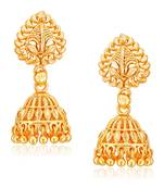 Traditional Jhumki Alloy Gold and Micron Plated Jhumki Earring