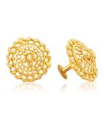 Traditional 1gm Gold South Screw Back Alloy Gold and Micron Plated Stud Earring