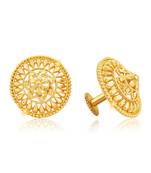 Traditional 1gm Gold South Screw Back Alloy Gold and Micron Plated Stud Earring