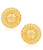 Traditional 1gm Gold South Screw Back Alloy Gold and Micron Plated Stud Earring