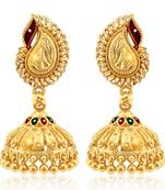 Traditional Jhumki Alloy 1 Gm Gold and Micron Plated Jhumki Earring for Women and Girls
