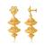 Traditional wear Gold Plated alloy jhumka Earring for Women and Girls ( Pack of- 1 Pair jhumka Earring)