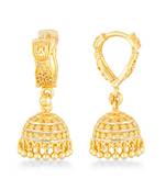 Traditional wear Gold Plated alloy jhumka Bali Earring for Women and Girls ( Pack of 1 pair Earring)