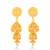 Traditional wear Gold Plated alloy jhumki Earring for Women and Girls ( Pack of 1 pair Jhumki Earring)