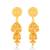 Traditional wear Gold Plated alloy jhumki Earring for Women and Girls ( Pack of 1 pair Jhumki Earring)