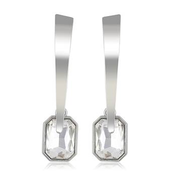 Fancy wear CZ Gold Plated alloy Drop Earring for Women and Girls ( Pack of 1 pair Earring) 1