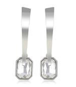 Fancy wear CZ Gold Plated alloy Drop Earring for Women and Girls ( Pack of 1 pair Earring)