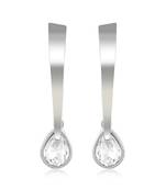 Fancy wear CZ Gold Plated alloy Drop Earring for Women and Girls ( Pack of 1 pair Earring)