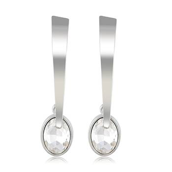 Fancy wear CZ Gold Plated alloy Drop Earring for Women and Girls ( Pack of 1 pair Earring) 1