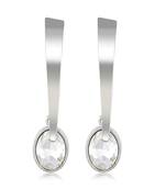 Fancy wear CZ Gold Plated alloy Drop Earring for Women and Girls ( Pack of 1 pair Earring)