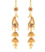 Traditional wear Gold Plated alloy Kanchain Earring for Women and Girls ( Pack of 1 pair Kanchain Earring)
