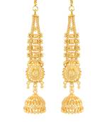 Traditional wear Gold Plated alloy Kanchain Earring for Women and Girls ( Pack of 1 pair Kanchain Earring)
