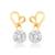 Valentine Gift CZ Gold Plated alloy Drop Earring for Women and Girls