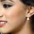 Valentine Gift CZ Gold Plated alloy Drop Earring for Women and Girls