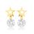 Valentine Gift CZ Gold Plated alloy Drop Earring for Women and Girls