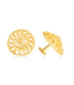 Traditional wear Gold Plated alloy Stud Earring for Women and Girls