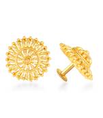 Traditional wear Gold Plated alloy Stud Earring for Women and Girls