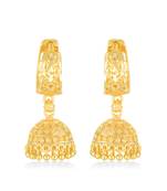 Traditional wear Gold Plated alloy jhumka Bali Earring for Women and Girls