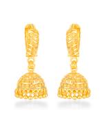 Traditional wear Gold Plated alloy jhumka Bali Earring for Women and Girls