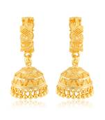 Traditional, wedding and Party wear Gold Plated alloy jhumki Bali Earring for Women and Girls