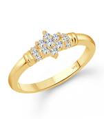 Incredible Gold Plated  CZ Ring  for Women