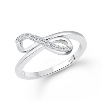 Silver Plated Classic Proposal Heart  Ring for Women Girls Valentine Gift 1